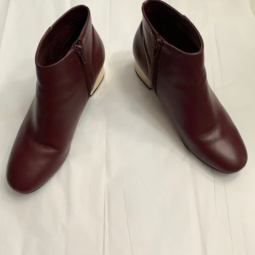 Marc New York burgundy ankle boots Size 7 - Picture 3 of 17